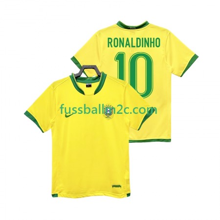 Fußballtrikots Brasilien RONALDINHO 10 2006 Retro Heim Trikotsatz Fußballtrikots Brasilien RONALDINHO 10 2006 Retro Heim Trikotsatz